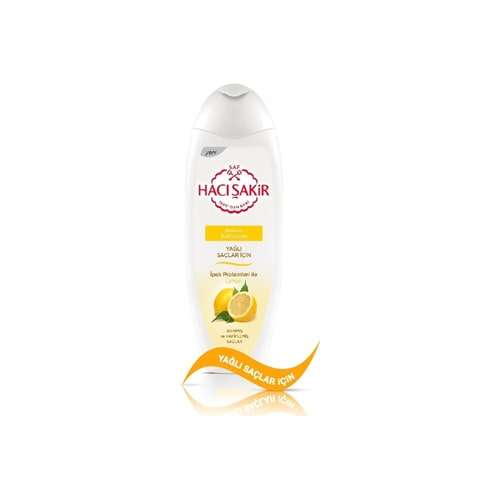 Hacı Şakir Şampuan 500Gr *12 (Limon-Yağlı Saçlar)