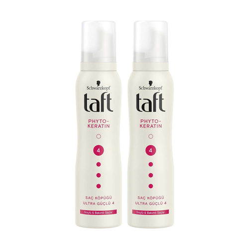 Taft Keratin Ultra Güclü Köpük 150 ml X 2 Adet