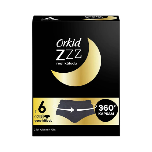 Orkid Gece Regl Külodu 2 Adet Tek Kullanımlık Külot