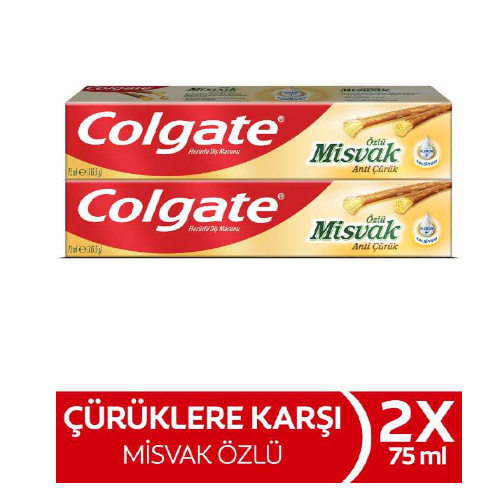 Colgate Misvak Diş Macunu 75 ml x 2 adet