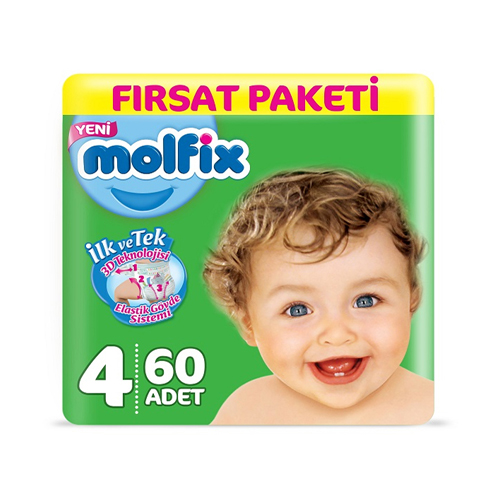 Molfix 4 Maxi 7-14 Kg 60 Adet