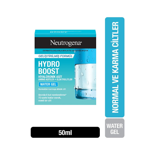 Neutrogena Hydro Boost water Jel Yüz Nemlendirici Normal ve Karma Ciltler için