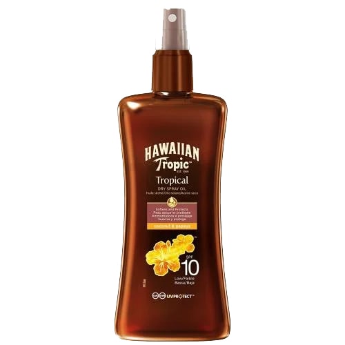 Hawaiian Tropic Protective Dry Spray Oil Coconut & Papaya SPF10 200 ml