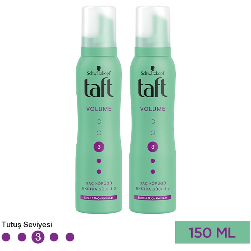 Taft True Volume Köpük 150ml X 2 Adet