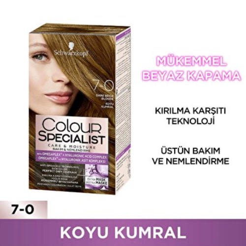 Schwarzkopf Saç Boyası No: 7.0 Doğal Kumral 60 Ml