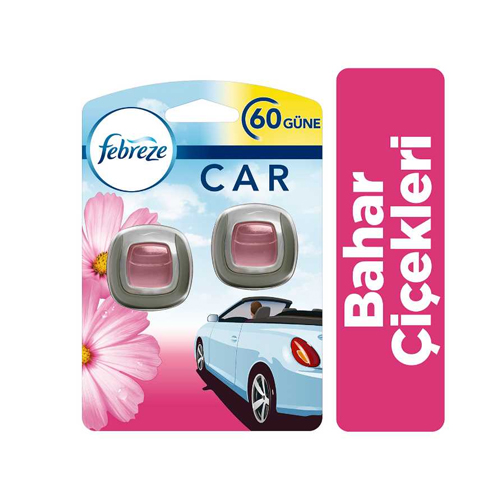 Febreze Hava Ferahlatıcı Araba Kokusu Bahar Çiçekleri 2'li