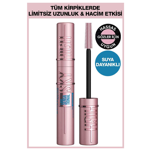 Maybelline New York Lash Sensational Sky High Suya Dayanıklı Waterproof Maskara