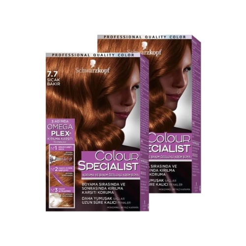Colour Specialist Saç Boyası Sıcak Bakır 7-7 x 2 Adet