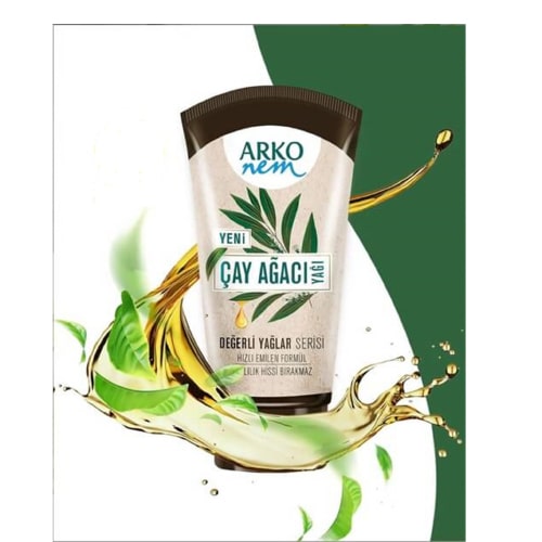 Arko Nem Çay Ağacı Yağı Özlü Tüp Krem 60 Ml