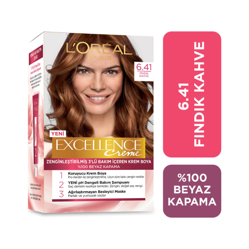 Excellence Saç Boyası. Fındık Kahve (6.41) *6