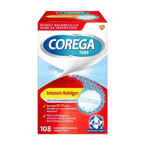 Corega DİŞ PROTEZ AĞIZ TEMİZLEME 108 TABLET