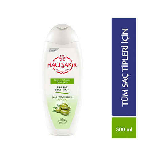 Hacı Şakir Zeytinyağlı Şampuan 500 Ml
