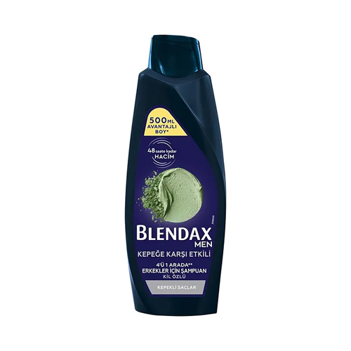 Blendax Men Kepeğe Karşı Etkili Doğal Kil Özlü Şampuan 500 Ml