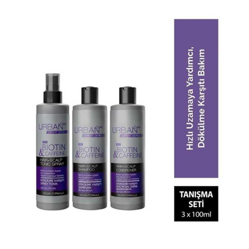 Urban Care Expert Biotin & Kafein Dökülme Karşıtı Seyahat Seti