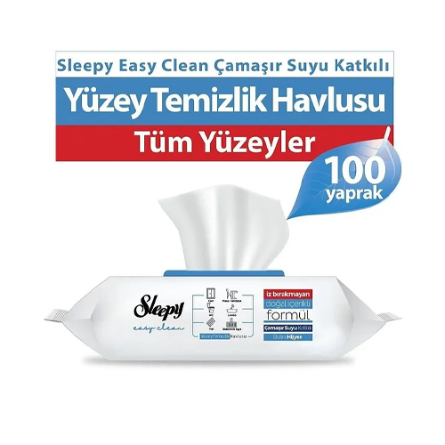 Sleepy Easy Clean Yüzey Temizlik Havlusu&mendili 100 Yaprak