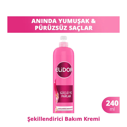 Elidor 7/24 Şekillendirici Saç Bakım Kremi Güçlü Ve Parlak Kuru Ve Mat Saçlar 240 ml