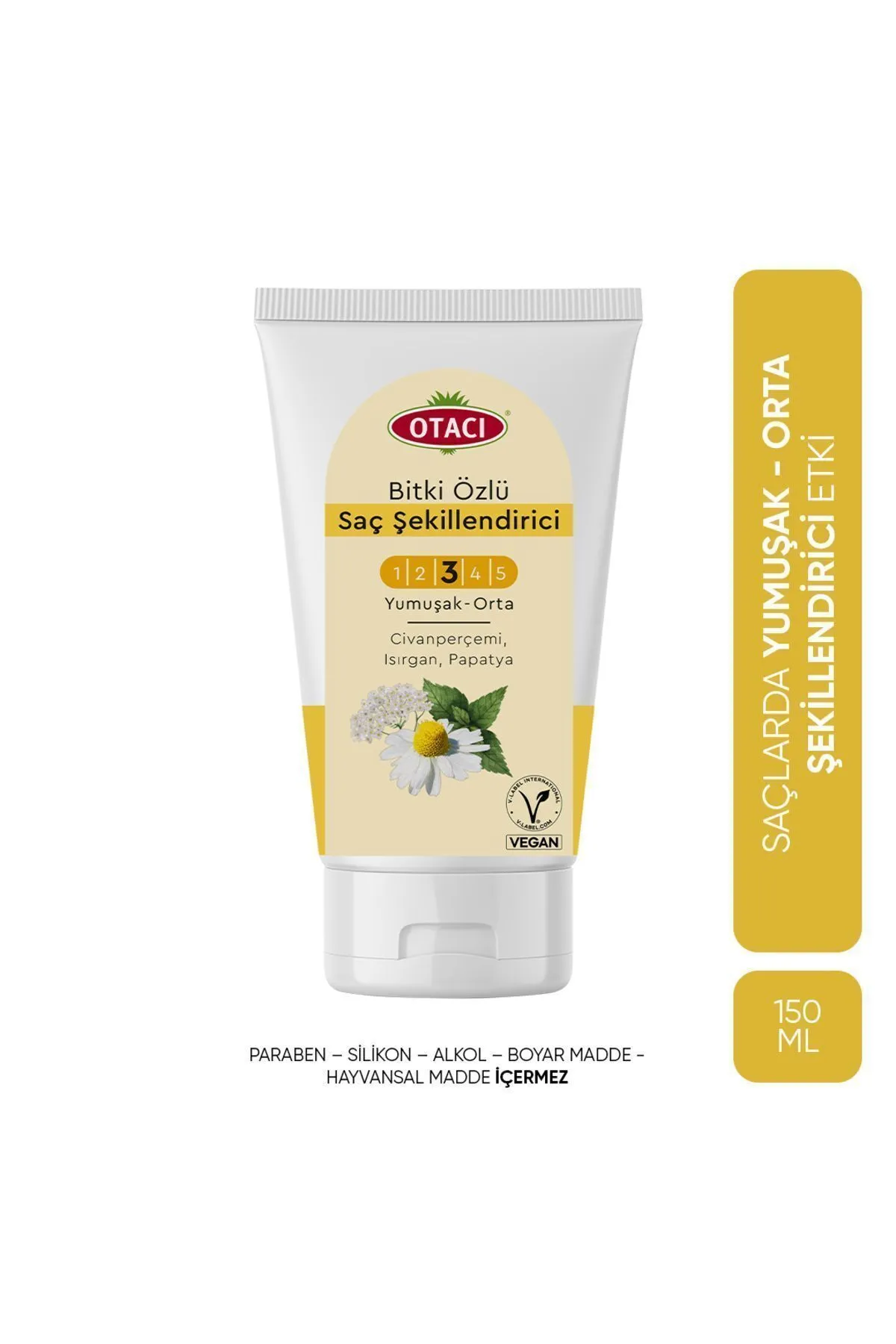 Otacı Bitki Özlü Saç Şekilendirici 3 Yumuşak - Orta 150 ml
