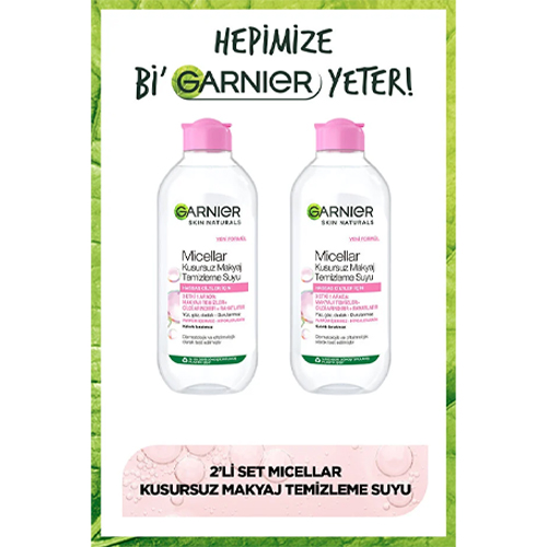 Garnier 2'li Micellar Kusursuz Makyaj Temizleme Suyu 400 ML