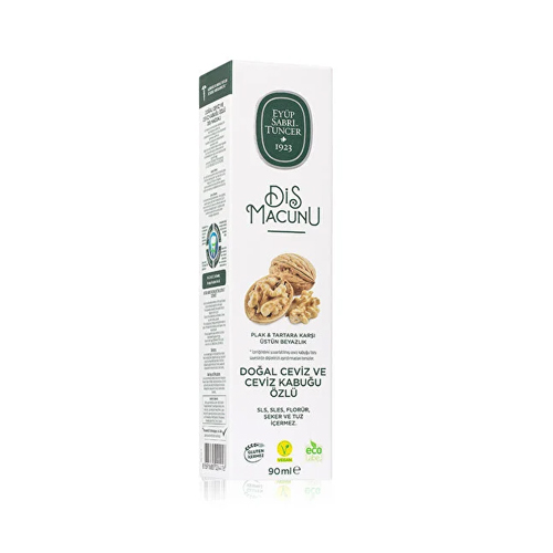 Eyüp Sabri Tuncer Doğal Ceviz ve Ceviz Kabuğu Özlü Diş Macunu 90 ml