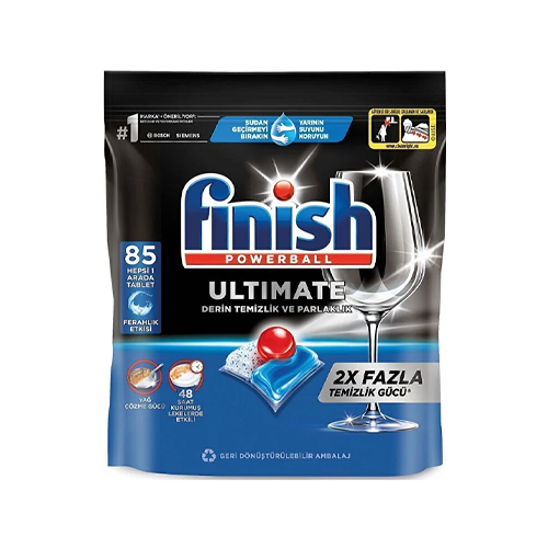 Finish Ultimate Hepsi Bir Arada Bulaşık Makinesi Deterjanı  Kapsül Tablet  85 Adet