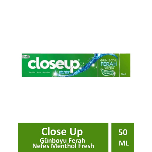 Seddar Collection Close Up Günboyu Ferah Nefes Menthol Fresh 50 ml