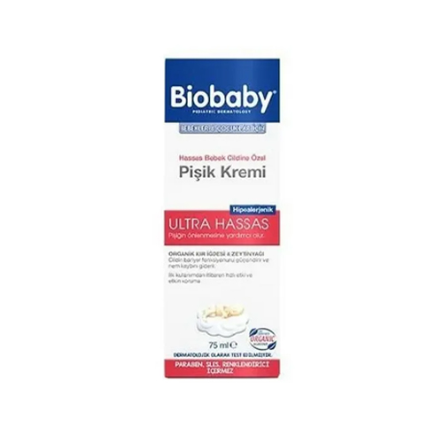 Biobaby Bebek Pişik Kremi 75 ml