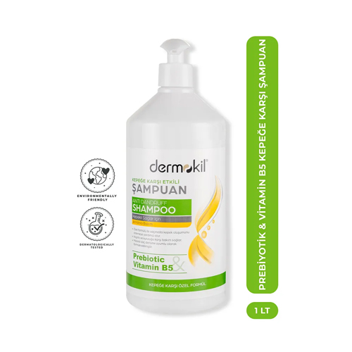 Dermokil Prebiyotik & Vitamin B5 Kepeğe Karşı Şampuan 1 L