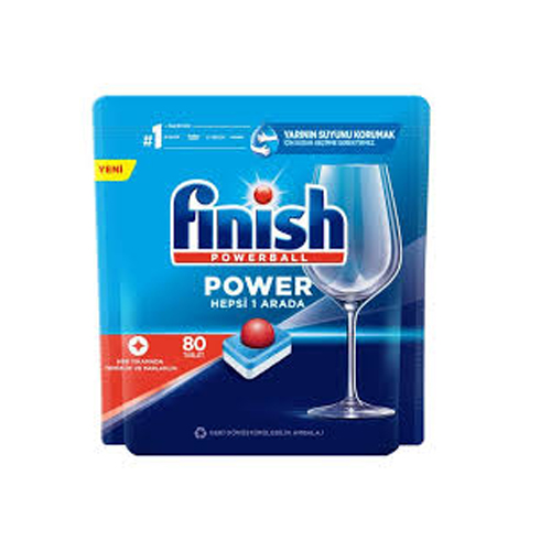 Finish Powerball Hepsi Bir Arada 80 Tablet Bulaşık Makinesi Deterjanı