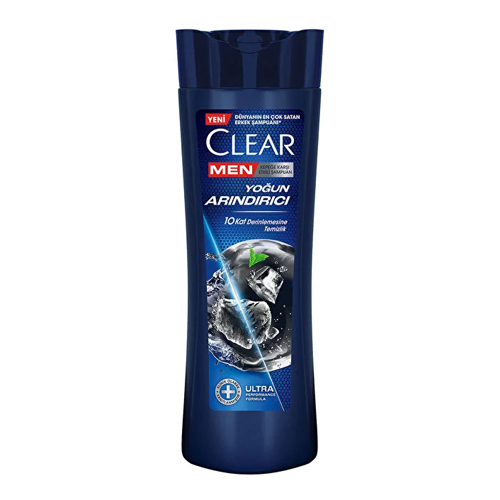 Clear Men Şampuan Yoğun Arındırıcı Kömür Kepeğe Karşı Etkili 350 ml