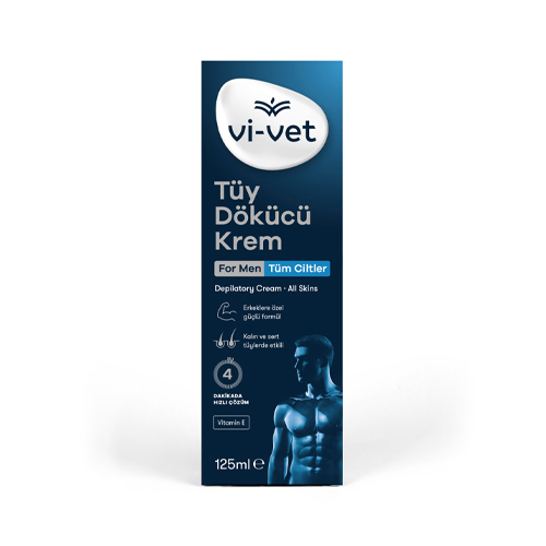 Vivet Tüy Dökücü Krem 125 ml Erkek