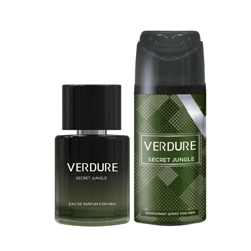 VERDURE Secret Jungle Erkek Parfüm Seti 100 ml Deodorant 150 ml